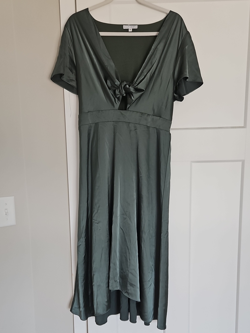 Baltic Born Poppy Satin Midi Dress- Size XL